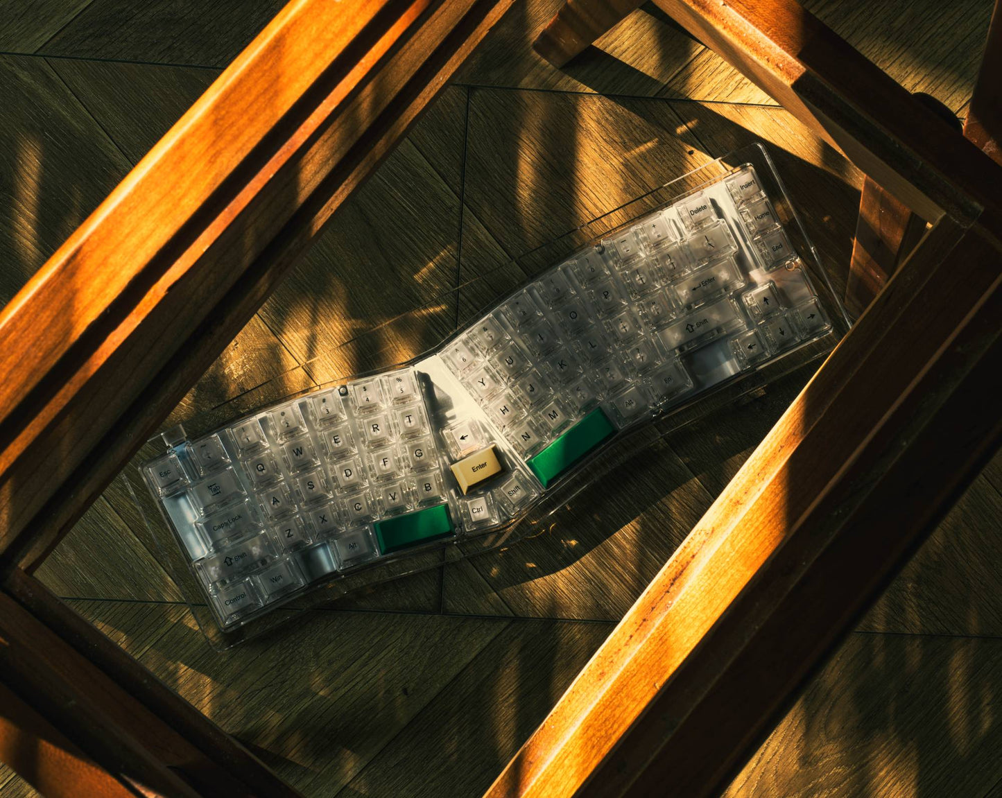 X-Bows Crystal | Wireless Ergonomic Keyboard for RSI