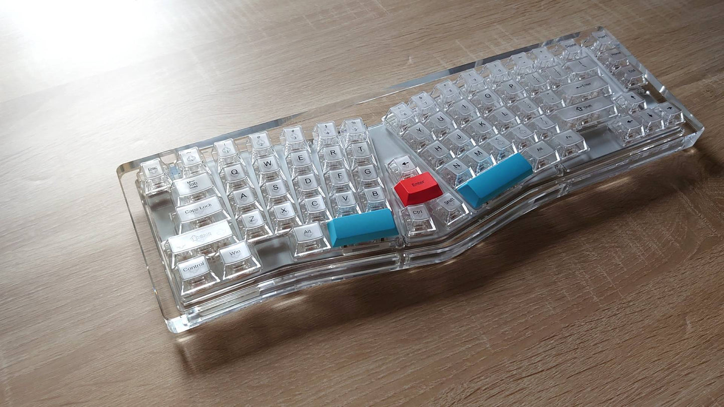 X-Bows Crystal | Wireless Ergonomic Keyboard for RSI