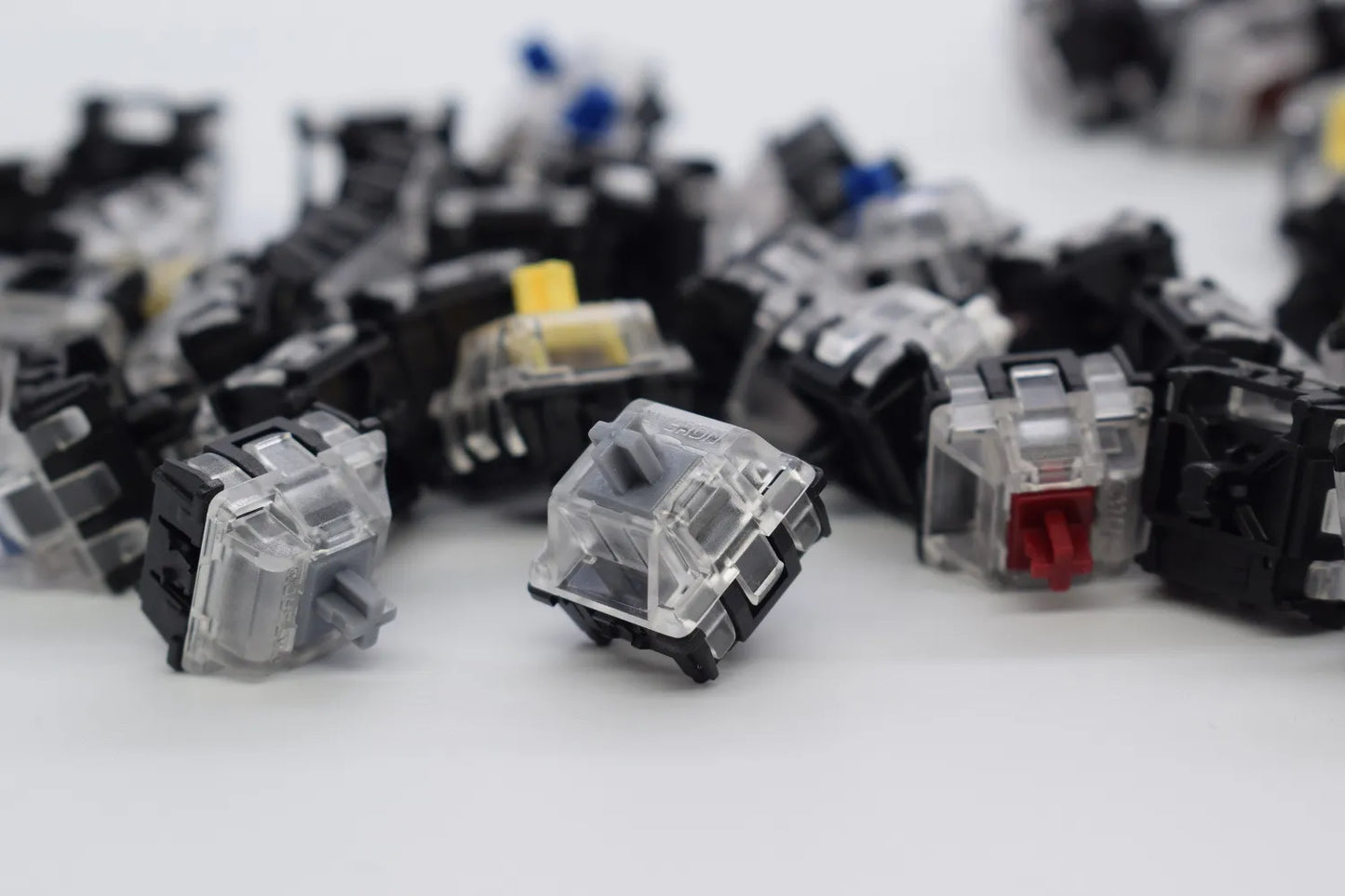 Gateron Optical Switches full set 110 pieces - Red Blue Brown Silver Yellow options