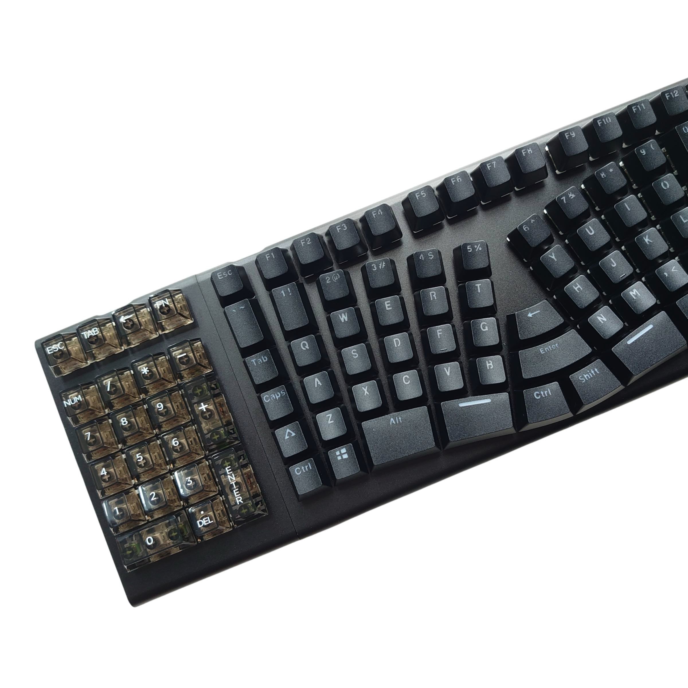Transparent Label Keycaps Set for Carpal tunnel – X-Bows® Store