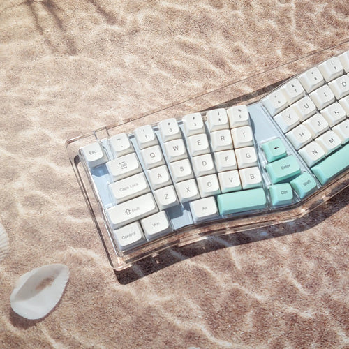 X-Bows Crystal transparent acrylic mechanical keyboard with RGB lighting