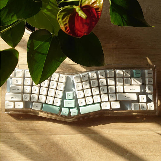 Silent RedX - Bows® Crystal Wireless Ergonomic Keyboard （Pre - order）KeyboardWindows