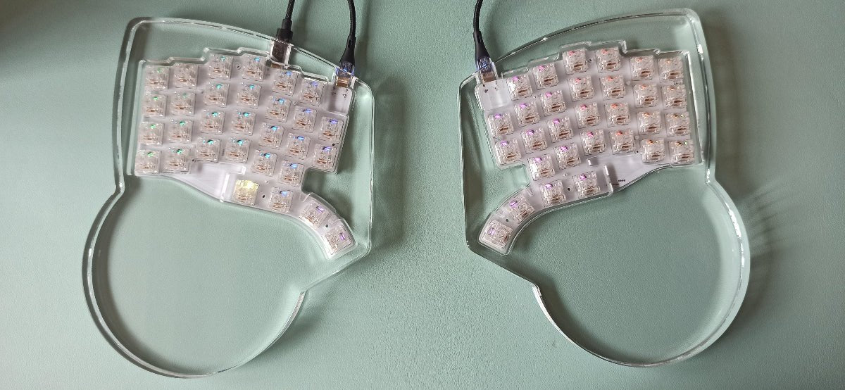 Gateron Silent RedX - Bows® Surfing Split Ergonomic Keyboard - PRE - ORDER IKeyboard