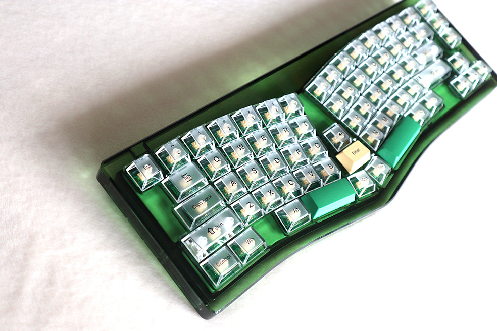 （Limited edition）X-Bows Crystal Programmable Ergonomic Wireless Mechanical Keyboard - X-Bows Store