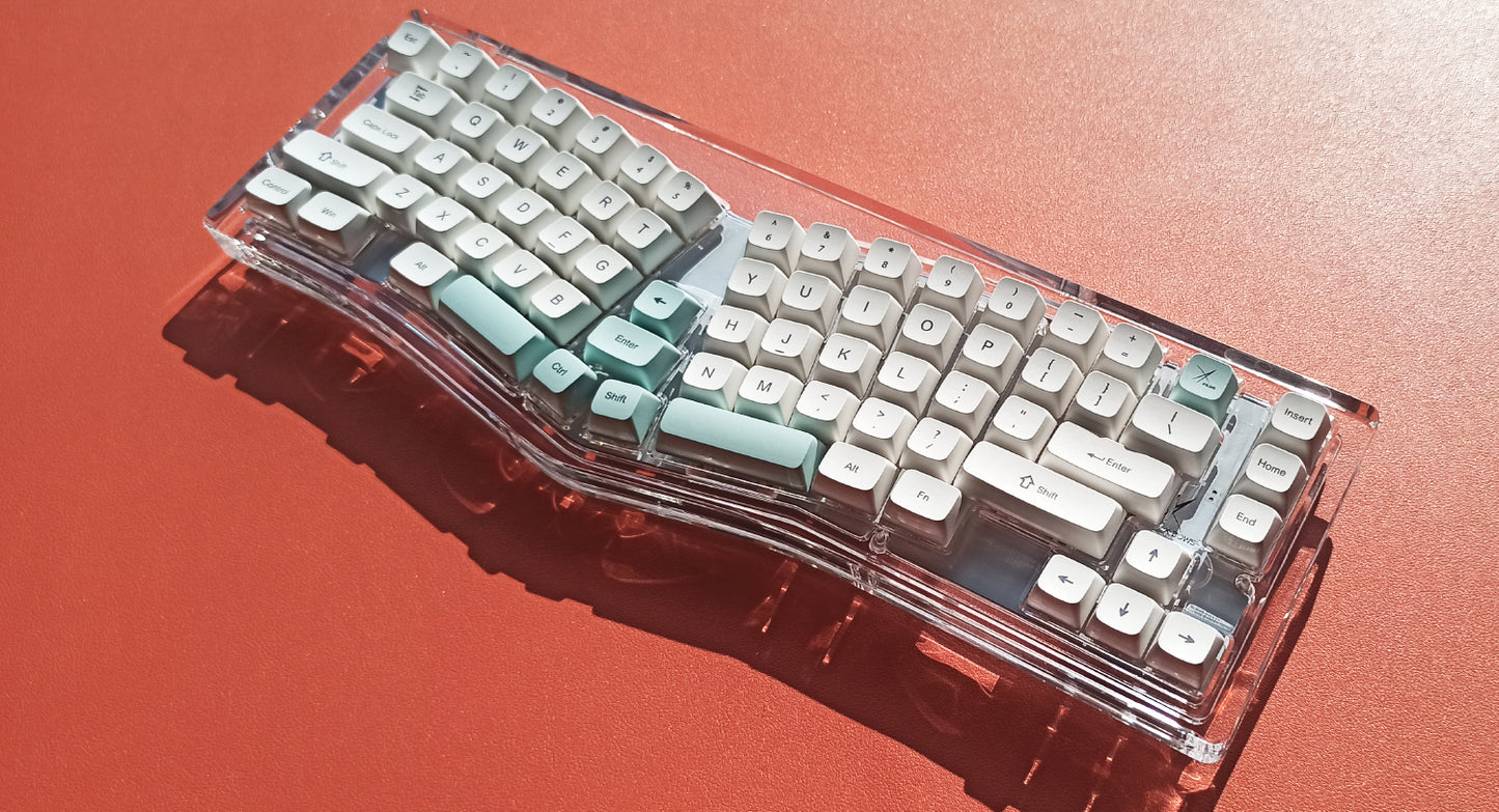 X-Bows Crystal Programmable Ergonomic Wireless Mechanical Keyboard